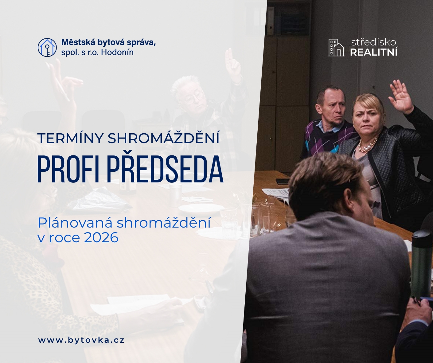 Přehled plánovaných shromáždění PROFI PŘEDSEDA pro první polovinu roku 2026.